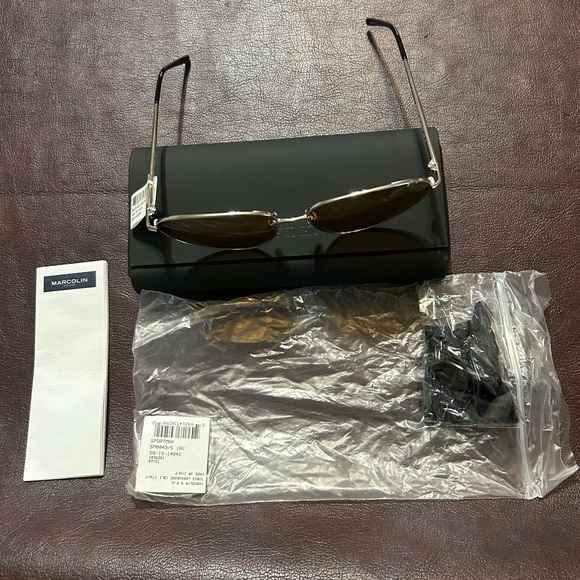 SPORTMAX 59mm Geometric Sunglasses…New! - Picture 5 of 7